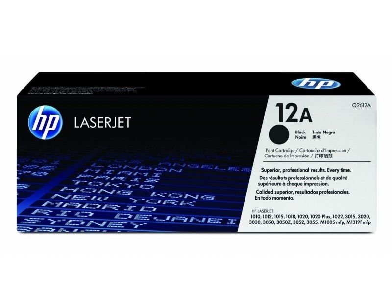 HP Q2612A / 12A оригинална тонер касета black